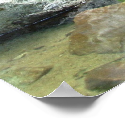 Meditepool afdrukken poster (Hoek)