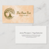 Mediteren onder de boom Logo | Yoga Visitekaartje (Voorkant / Achterkant)