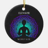 mediteren verheffen keramisch ornament (Voorkant)