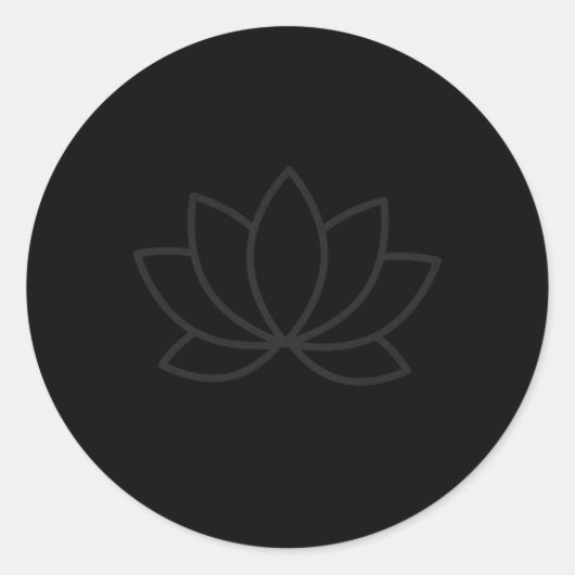 Mediteren Yoga Mediteren Vertrouwen Het Universum Ronde Sticker (Voorkant)