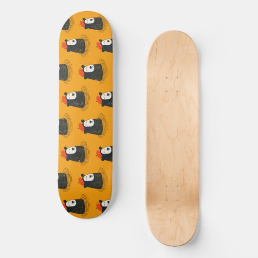 mediterend Beer Persoonlijk Skateboard (Voorkant)