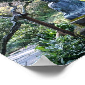 Mediterend Boeddhabeeld Poster (Hoek)