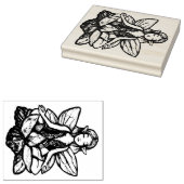 mediterende fee rubberstempel (Gestempeld)