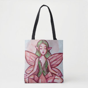 mediterende fee tote bag