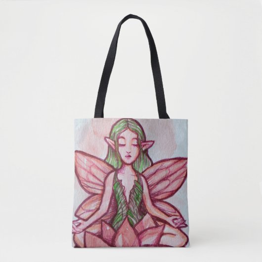 mediterende fee tote bag (Voorkant)
