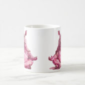 Mediterende roze neushoorn koffiemok (Center)