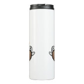 Mediterende Yoga Luiaard - Namaste Thermosbeker (Achterkant)