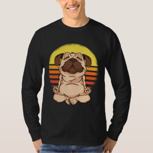 Mediterende Yoga Pug Classic T-shirt 188