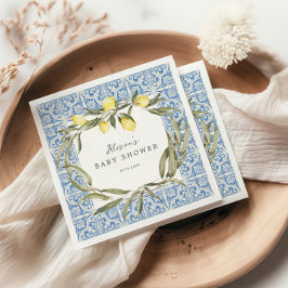 Mediterraan Amalfi Capri Baby shower Servet