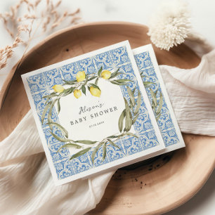Mediterraan Amalfi Capri Baby shower Servet