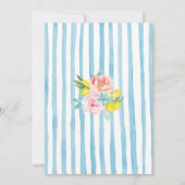 Mediterraan Amalfi Italiaans tegels Huwelijk Kaart (Achterkant)