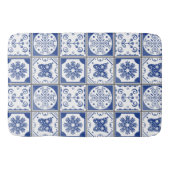 mediterraan blauw badmat (Voorkant)