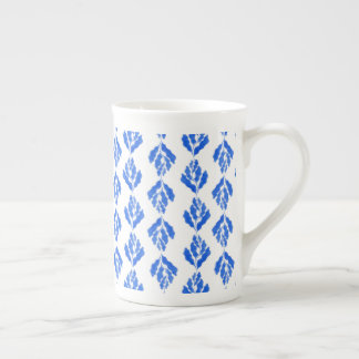 mediterraan blauw porselein kop