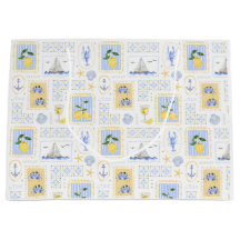 Mediterraan Blauw Tegel Geel Citroen Kust