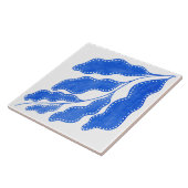 mediterraan blauw tegeltje (Zijkant)