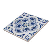 Mediterraan Bloemmotief Tegeltje (Zijkant)
