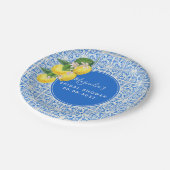 Mediterraan Bruidsfeest met Citroen Papieren Bordje (Gekanteld)