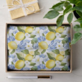 Mediterraan citroen botanisch vloeipapier tissuepapier (Geschenk)