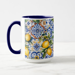 Mediterraan Citroen Ochtendkoffiekopje Aesthetisch Mok