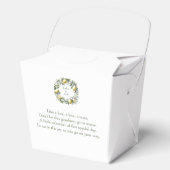 Mediterraan Citroen & Olijf Restjes van de dag erv Bedankdoosjes (Voorkant)