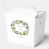 Mediterraan Citroen & Olijf Restjes van de dag erv Bedankdoosjes (Achterkant)