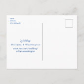 Mediterraan citroen trouwkaart 'Save the Date'  Uitnodiging Briefkaart (Achterkant)