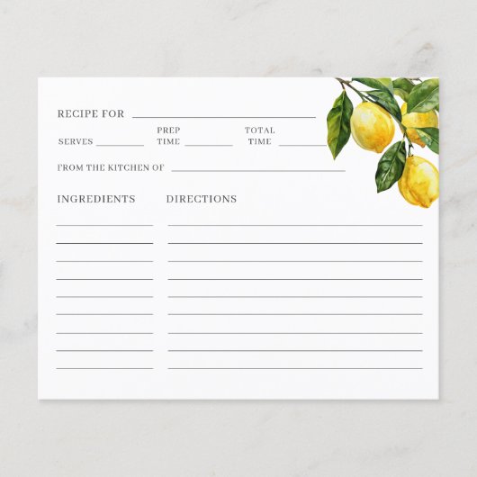 Mediterraan citroen Vrijgezellenfeest recept (Voorkant)