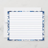 Mediterraan citroen Vrijgezellenfeest Recept Kaart (Achterkant)