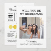 Mediterraan Citroenen Blauw Mozaïek Tegel Bruidsme Kaart (Voorkant / Achterkant)