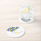 Mediterraan-citroenen-bruiloft papier Onderzetter (Insitu)