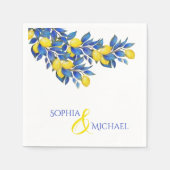 Mediterraan-citroenen-bruiloft- servetten (Voorkant)