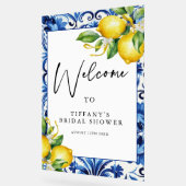 Mediterraan Citroenen Vrijgezellenfeest Welkomstbo Acryl Bord (Hoek)