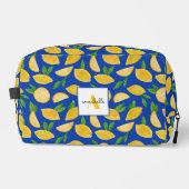 Mediterraan citroenpatroon toilettasje (Voorkant)
