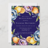 Mediterraan Citrus Boeket Brunch & Bubbly Kaart (Voorkant)