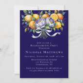 Mediterraan citrus boeket vrijgezellenfeest kaart (Voorkant)