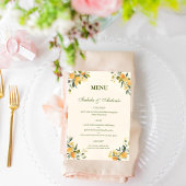 Mediterraan Citrus Botanisch Huwelijk Menu