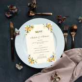 Mediterraan Citrus Botanisch Huwelijk Menu