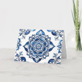 Mediterraan Citrus Citroen Bruiloft Dank Je Bedankkaart (Achterkant)