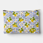 Mediterraan Citrus Citroen Patroon Etui (Achterkant)