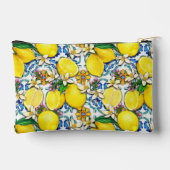 Mediterraan Citrus Citroen Patroon Etui (Achterkant)