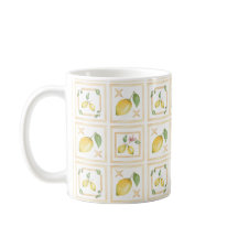 Mediterraan citrus citroen patroon