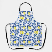 Mediterraan citrus citroen patroon schort (Voorkant)