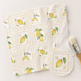 Mediterraan citrus citroen patroon tissuepapier