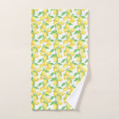 Mediterraan citrus citroenpatroon bad handdoek (Handdoek)
