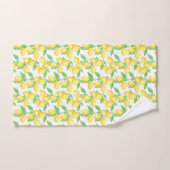 Mediterraan citrus citroenpatroon bad handdoek (Handdoek)