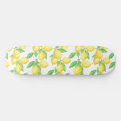 Mediterraan citrus citroenpatroon persoonlijk skateboard (Horizontaal)
