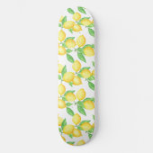 Mediterraan citrus citroenpatroon persoonlijk skateboard (Voorkant)