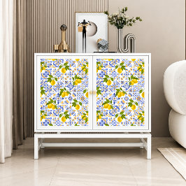 Mediterraan citrus citroenpatroon tissuepapier