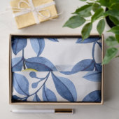 Mediterraan citrus citroenpatroon tissuepapier (Geschenk)