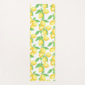 Mediterraan citrus citroenpatroon yogamat (Voorkant)